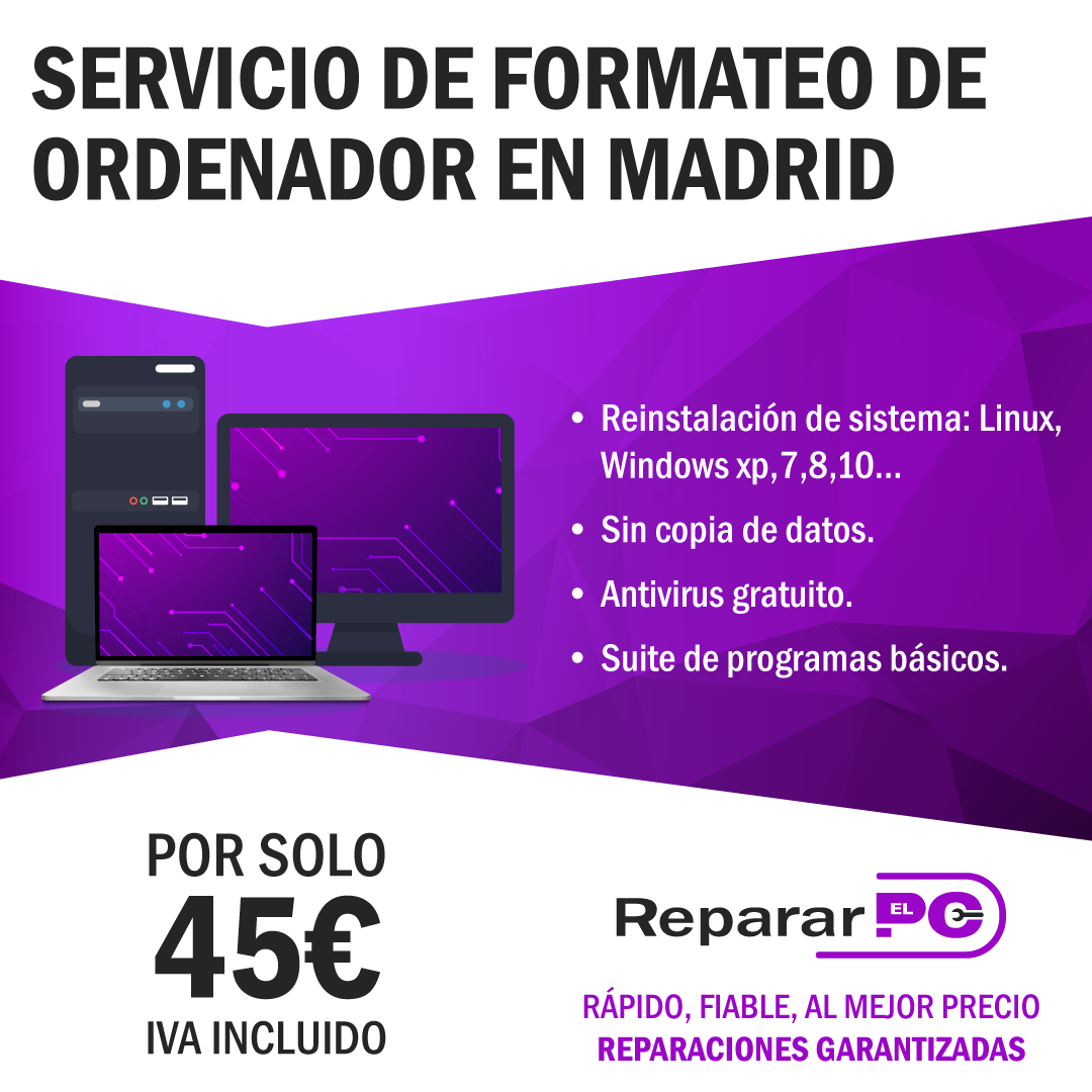 Pack reparación de ordenadores